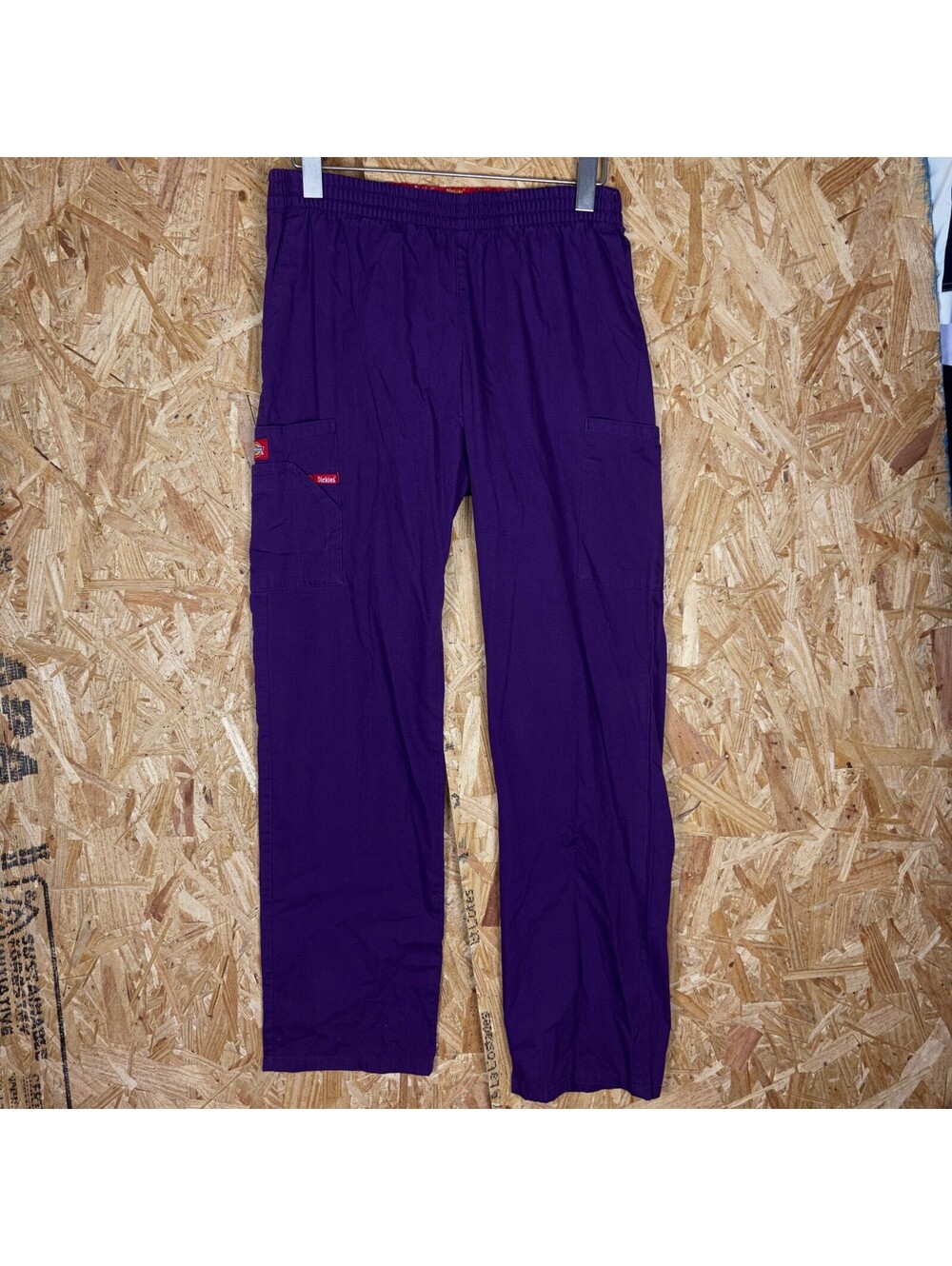 Dickies Scrubs Womens S Purple Cargo Pants Used